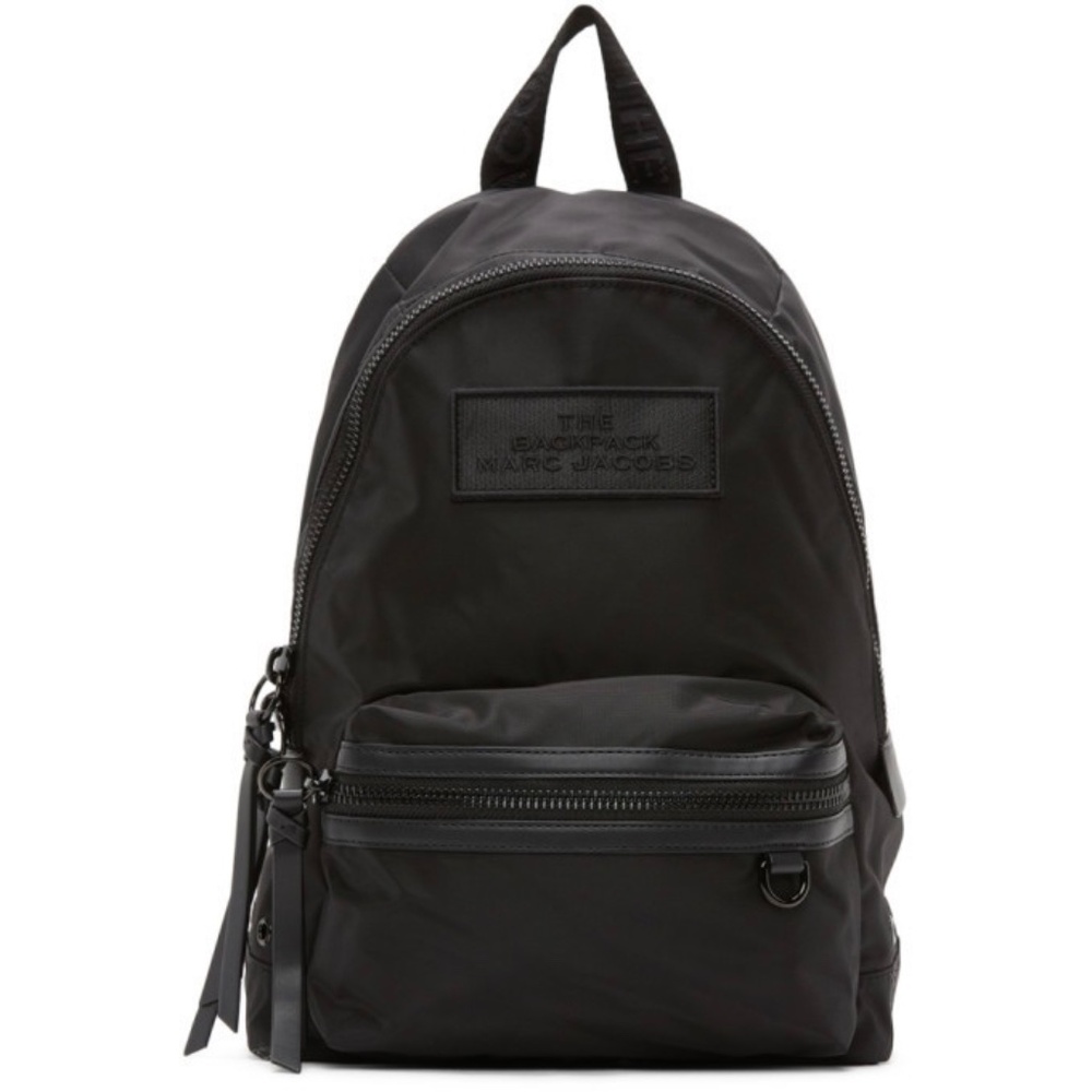 Marc Jacobs Black Nylon Backpack